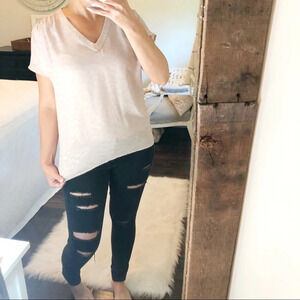 Blue Rain medium light rose w/gold threads blouse